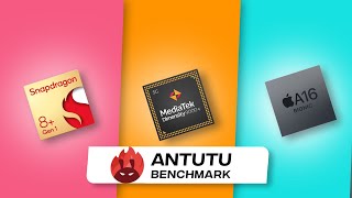 Apple A16 Bionic Vs Snapdragon 8 Plus Gen 1 Vs Dimensity 9000 Plus | Antutu Benchmark | Best ??