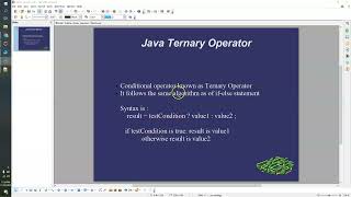 Java Ternary Operator Usage