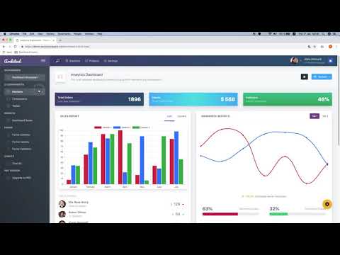 ArchitectUI FREE Bootstrap 4 HTML Admin Dashboard