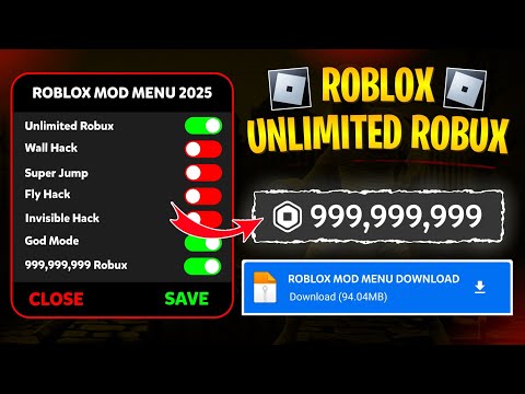 Roblox Mod Menu Unlimited Robux Update 2025 | Roblox Mod Apk Unlimited Robux & Speed Fly Jump Hack