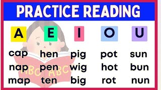 Let Your Child Practice Reading Short Sound Words -- Phonics -- Learn to Read