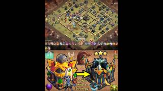 Th16 Vs Th17 3⭐ Attack Using RC Charge Root Riders#warattacks