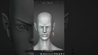 Sculpting in Blender is so cool 🤩 #blender #digitalsculpt #blenderart