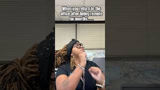 Back to the office…. #funny  #comedy #relatable #remotework #backtooffice