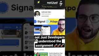 not just Developers understood the assignment! #notjustdev #vadimsavin #reactnative #shorts #coding