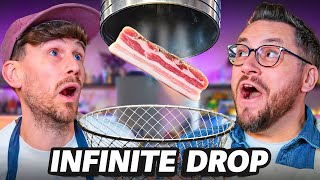 We Cook a Dish... But Ingredients Keep Dropping Every 2 Minutes!