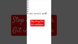 🛑 Stop doing this,Git installation #git #github  #DSOC3 #shorts #secureitdso