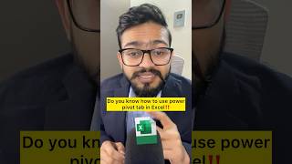 How to Use Power Pivot in Excel | Excel Amazing Trick #excel #exceltips #shorts