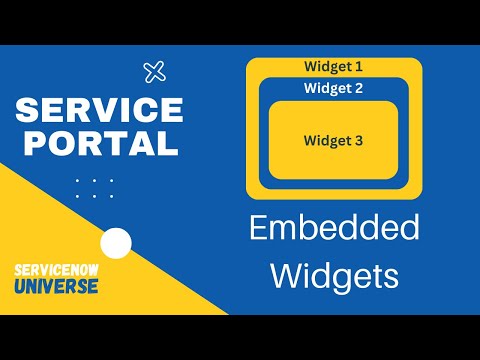 3.  Service Portal Embedded Widgets | ServiceNow