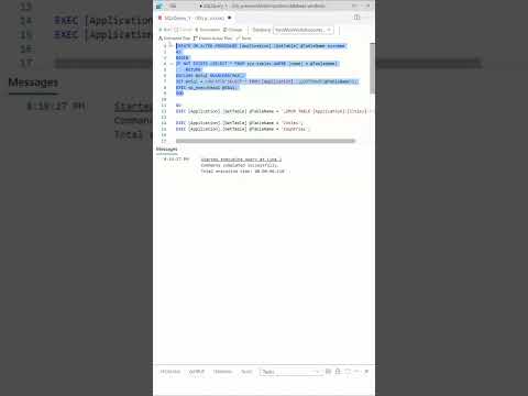 Dynamic T-SQL Tutorial and how to avoid SQL Injection Risks