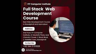 Full stack web development courses in Rawalpindi || web development institute in rawalpindi