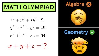 Solving Algebra Problem Using Geometry 🤯