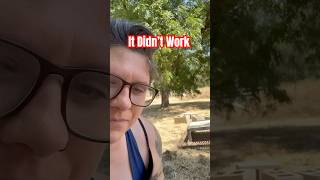 It Didn’t Work #HomesteadFail #DIYDisaster #HomesteadJourney #HomesteadLife #ProjectFail #FYP