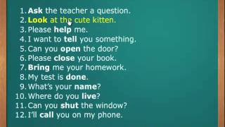 SpellingMatters.com How To's - Sentences Level 1