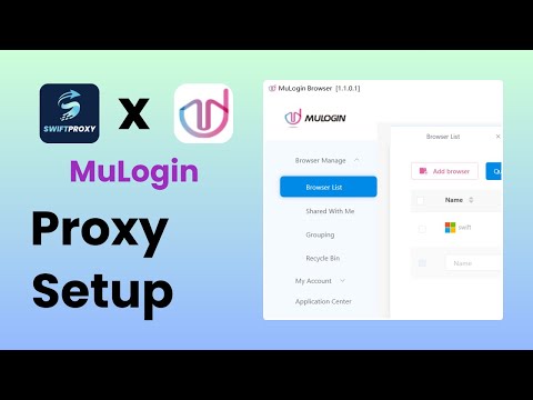 How to configure Swiftproxy in MuLogin anti-detection browser