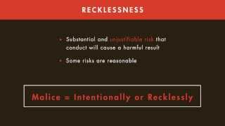 Criminal Law tutorial: Mens Rea - Part 2 | quimbee.com