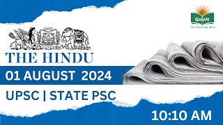 Hindu Editorial Analysis | 01.08.2024 | Gagan The Deserving India