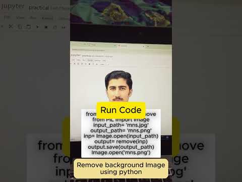 how to remove image background using python programming #pythonprogramming