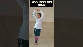2 easy moves to  burn body fat at home-#fitnessshorts#easyhomeworkout