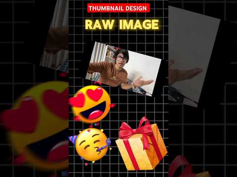 creating vlog thumbnail (Sourav Joshi Vlogs) in mobile #thumbnail #viralvideo #youtubeshorts #design