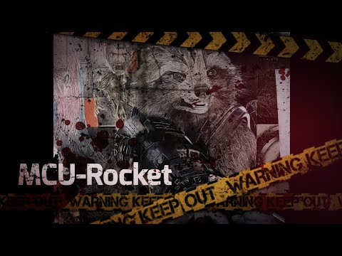 I tried to draw MCU - Rocket || Drawing Beast