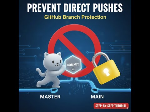 GitHub Best Practices: Never Push Directly to Master/Main Again! (Branch Protection)