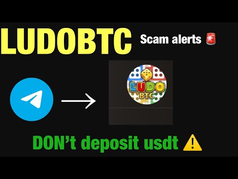 LUDOBTC telegram bot scam ⚠️