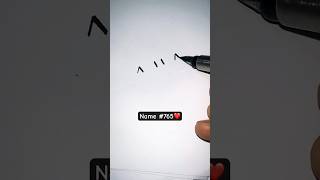 Write ur name like a game#765#writingtechniques #nameart #lettering #shorts #nameideas #symmetrical