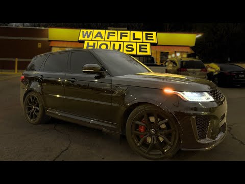 RANGE ROVER SVR 6AM POV DRIVE TO WAFFLE HOUSE
