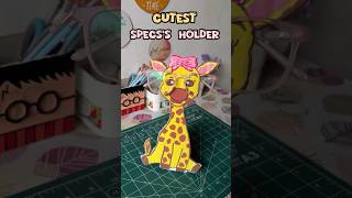 DIY Specs Holder From Cardboard ♻️✨#shorts #viralshorts #craft #art #cardboardcraft