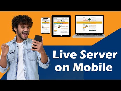 Front-end Tips #1 How to serve our website on mobile like a live server on a computer #Andmta_tube