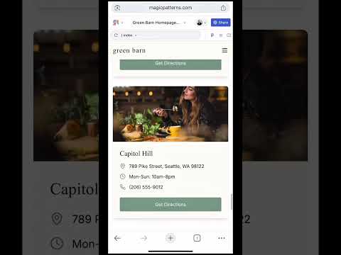Get a first draft of a website in seconds #ai #websitedesign