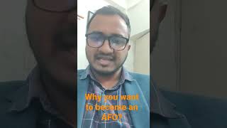 Why you want to become an AFO? IBPS AFO Interview most common question #ibpsafo #afointerview