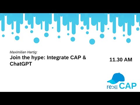 Maximilian Hartig: Join the hype: CAP & ChatGPT (re ≡CAP 2023)