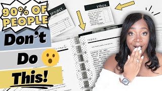 How to Use a Planner Inbox to Manage Your Daily Workflow & GET MORE DONE!