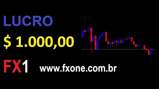FOREX - LUCRO DE 1.100,00 - DÓLARES NO DIA