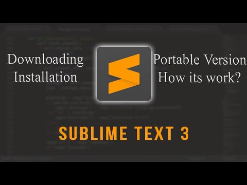 Sublime text 3 |How to download | installation | portable version |