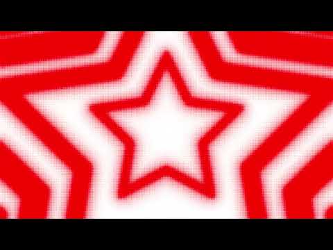 White and Red Y2k Neon LED Lights Star Background || 1 Hour Looped HD