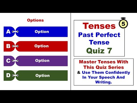 Tenses/Past perfect Tense/Quiz 7/Master Tenses with the quiz series/Classes 6 - 10
