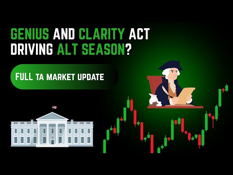 Full TA Crypto Update: Genius and Clarity Act Supercharges ETH, XRP & Altseason Dreams!