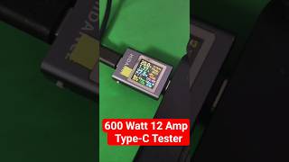 600W Type-C Tester ⚡ 4.5-50V | 0-12A | Metal Body ! 🔥 #TechTools