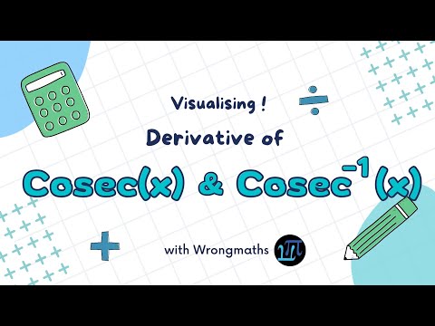 Cosec and cosec inverse derivation  | #jee #neet #maths #physics #visualization #education #trending