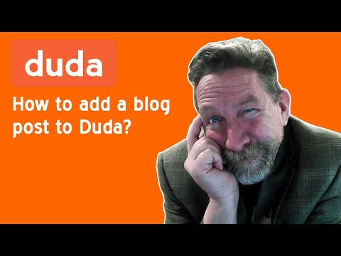 How to create a blog post in Duda | Add a photo gallery | meta descriptions