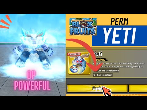 I GOT PERM YETI IN BLOXFRUITS ????!!!