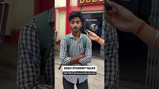 DSEU Student Talks Delhi Skill & Entrepreneurship university. GB Pant DSEU Okhla III Campus