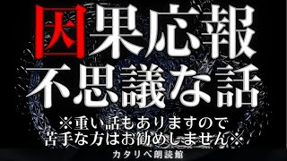 【雨音朗読】因果応報の不思議な話 ※少々重い話もありますので、苦手な方にはおすすめしてません