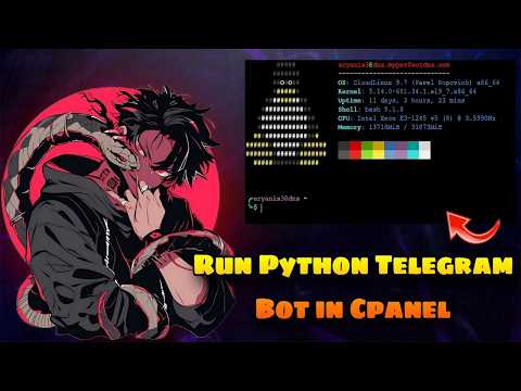 HOW TO HOST TELEGRAM BOT IN CPANEL USING PYTHON | STEP BY STEP SETUP | ARYANISPE RELATED