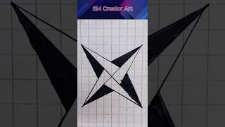 3d Drawing on Graph Paper #shorts #ytshorts #viral #trending #smcreatorart