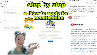 HOW TO APPLY MONETIZATION IN YOUTUBE STEP BY STEP