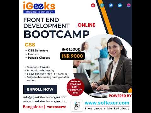 i Geeks Technologies | Front End Boot Camp | Learning: CSS | Call Now: 7019280372